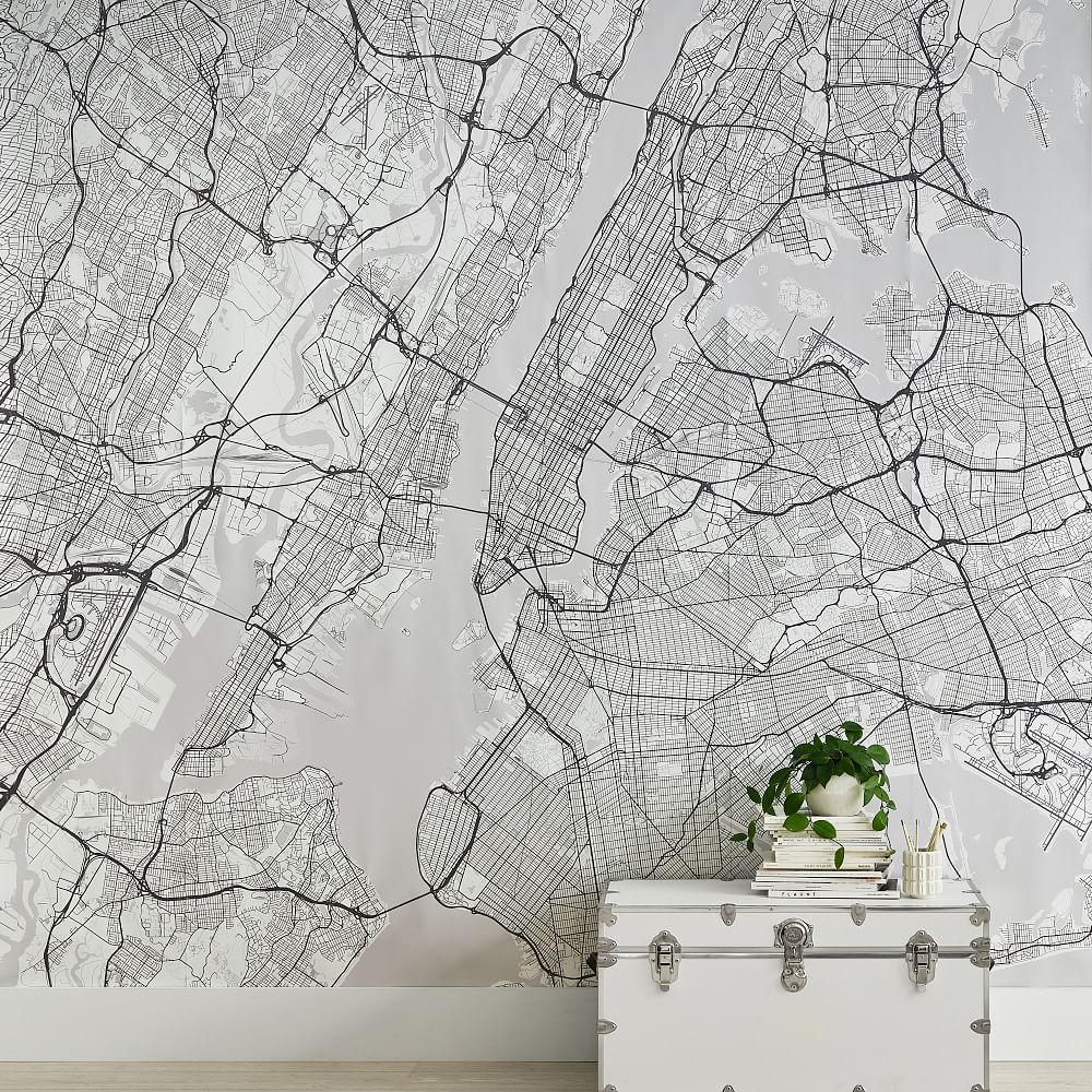 Manhattan Overhead Peel &amp; Stick Wallpaper