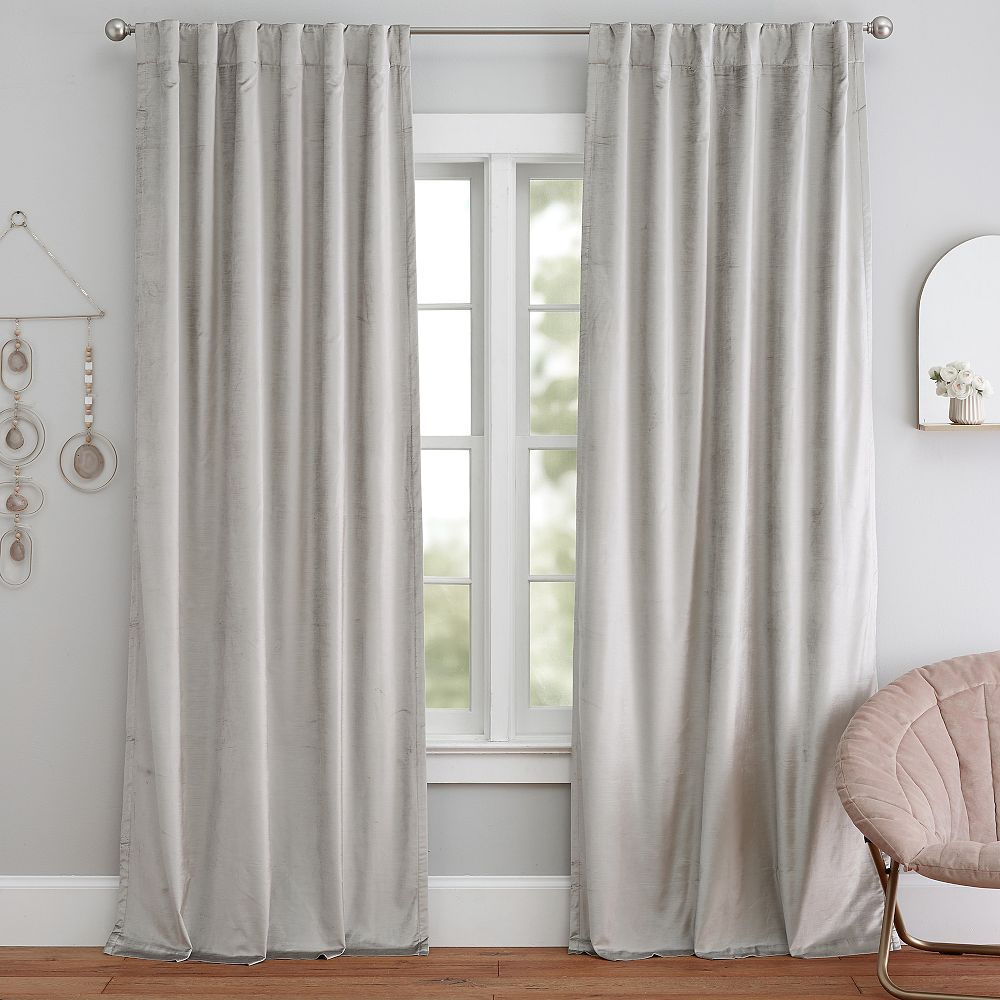 west elm x pbt Cotton Luster Velvet Curtain