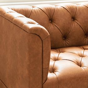 Chesterfield Square Arm Loveseat Set (64&quot;)