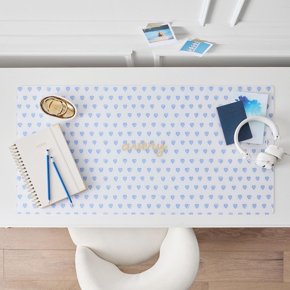 Personalized Hard Acrylic Roller Rabbit Desk Mat (36&quot;x18&quot;)