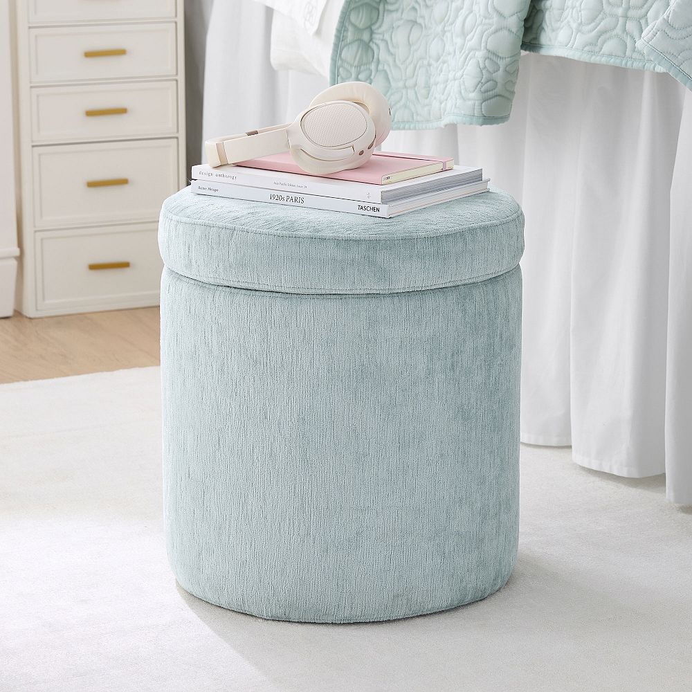 Kendra Scott Round Storage Ottoman