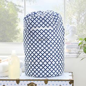 Roller Rabbit Jena Trellis Shower Caddy &amp; Laundry Bag Set