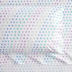Roller Rabbit Disco Hearts Sheet Set