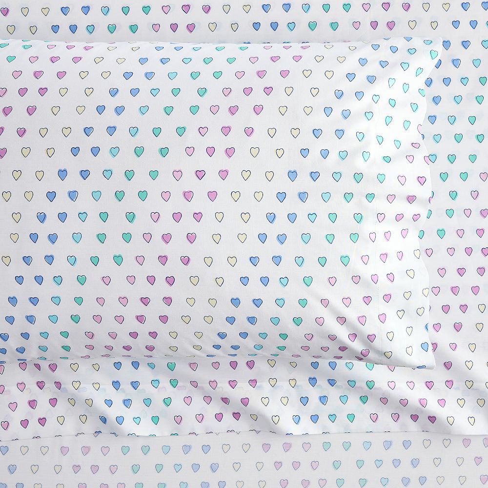 Roller Rabbit Disco Hearts Sheet Set