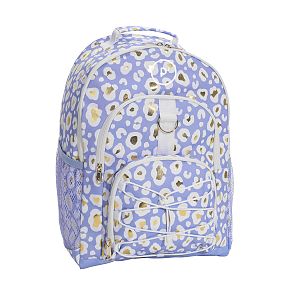 Gear-Up Lavender Metallic Leopard Backpack | Pottery Barn Teen