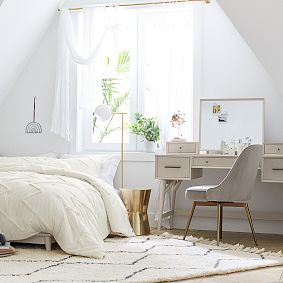 west elm x pbt Mid-Century Storage Vanity Desk (52&quot;)