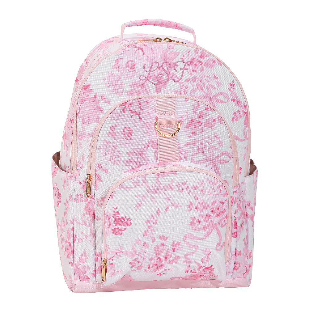 Gear-Up LoveShackFancy Pink Damask Backpack
