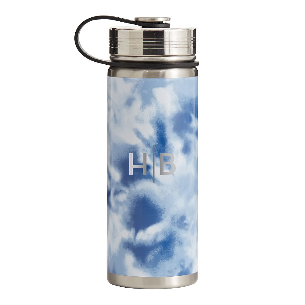 Slim Navy Pacific Tie-Dye Water Bottle