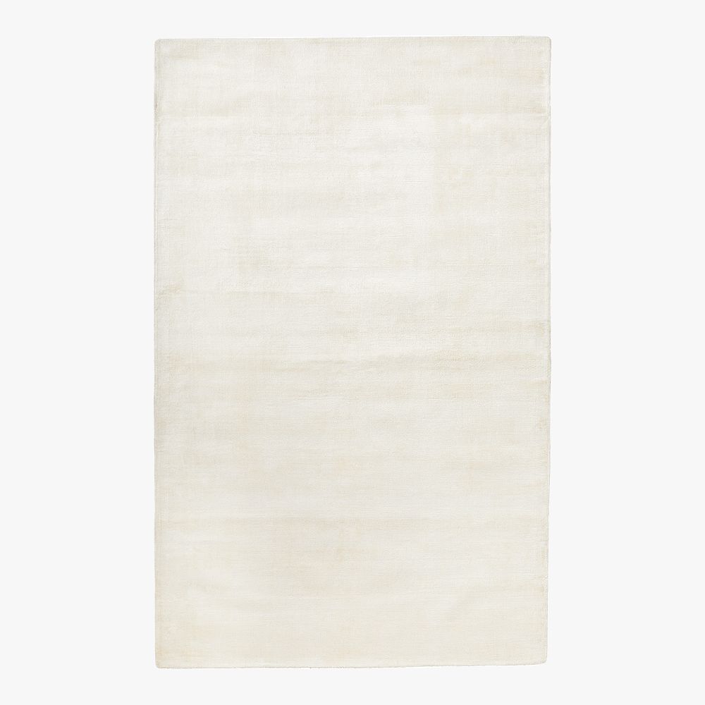 Open Box:  Solid Viscose Rug - Ivory