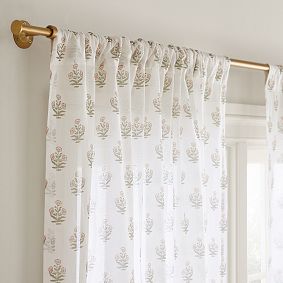 Floral Sheer Panel