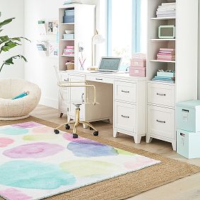 Watercolor Dot Performance Rug