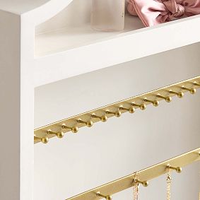 Auburn Scallop Storage Mirror (16&quot;x48&quot;)