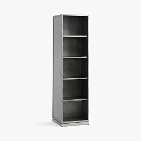 Locker Rotating Bookcase with Mirror (18")