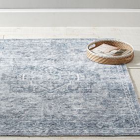 Aubrey Washable Rug - Blue Multi