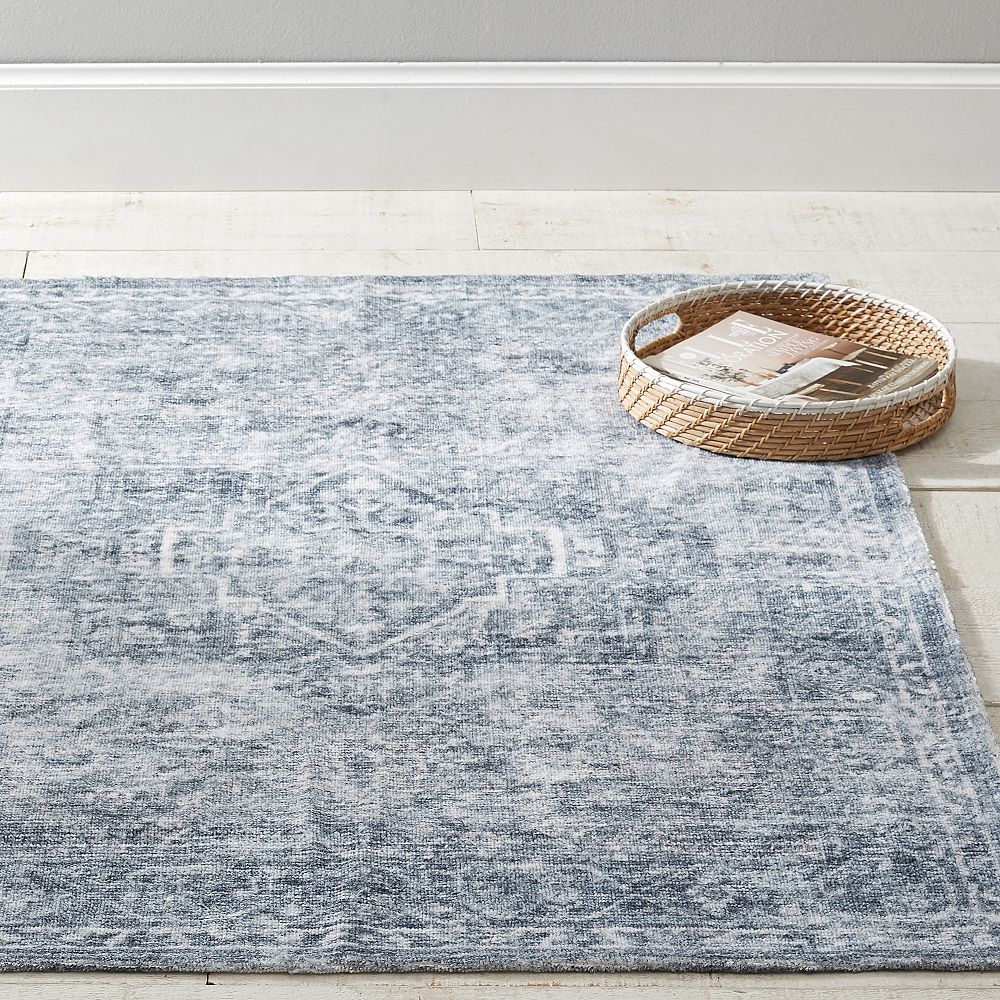 Aubrey Washable Rug - Blue Multi