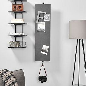 Rectangular Swivel Pinboard Mirror