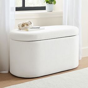 Oval Storage Bench (32&quot;)