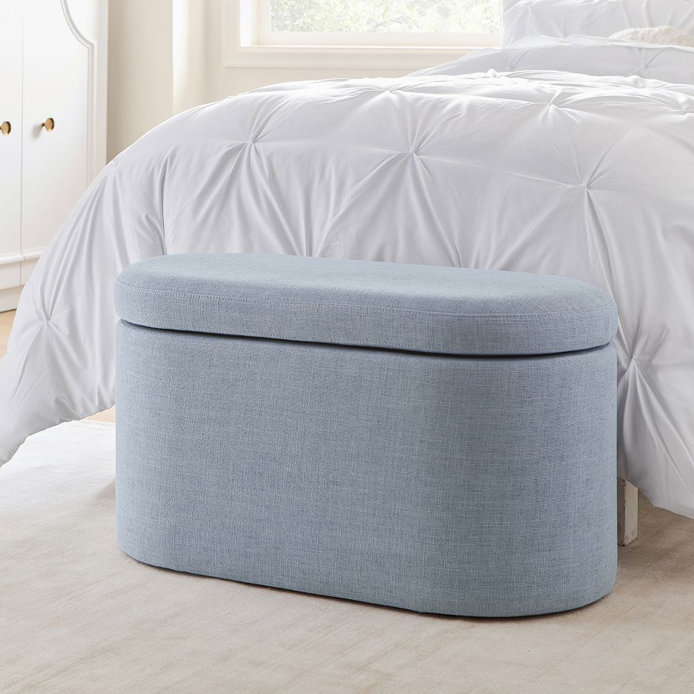 Oval Storage Bench (32&quot;)