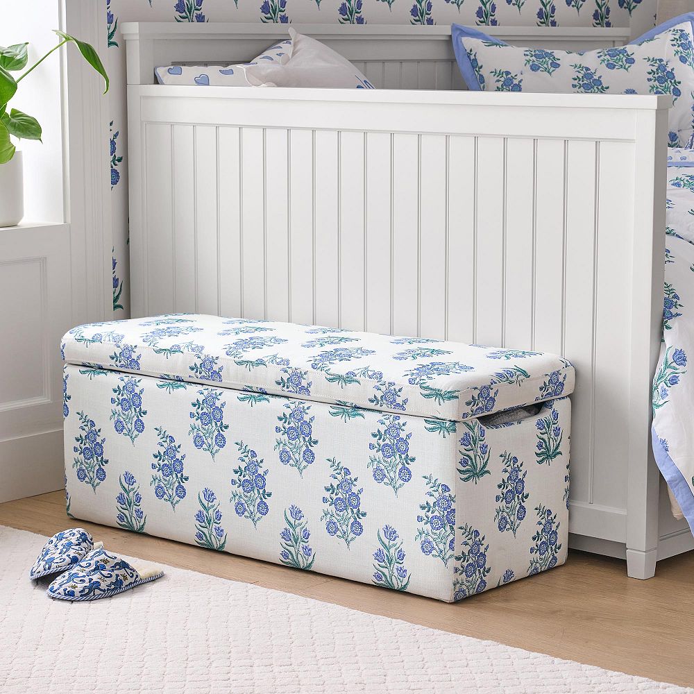 Roller Rabbit Storage Bench (42.5&quot;)