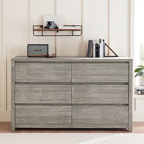 Costa 6-Drawer Wide Dresser (56w x 19d&quot;)