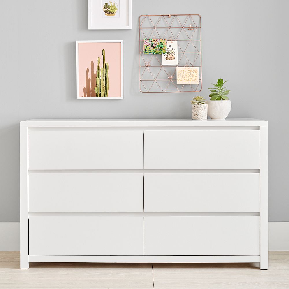 Costa 6-Drawer Wide Dresser (56w x 19d&quot;)