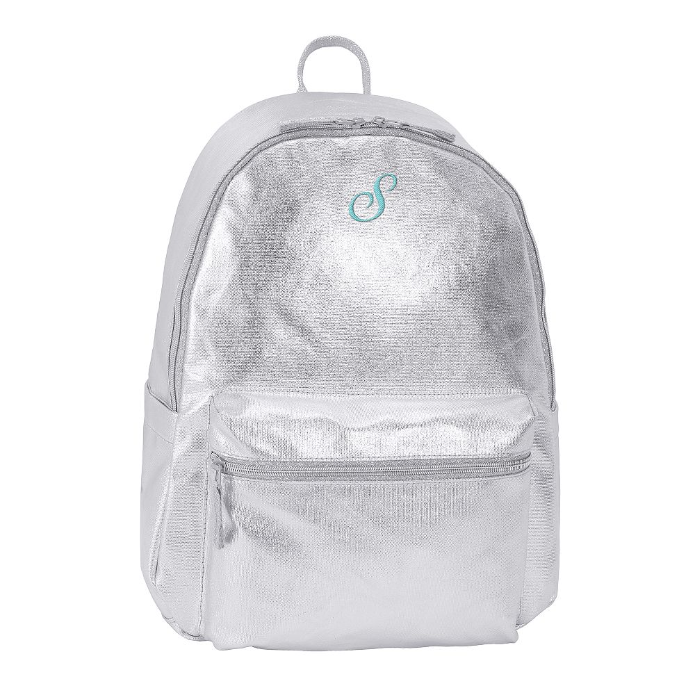 Colby Metallic Silver Backpack