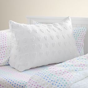 Roller Rabbit Tufted Heart Wedge Pillow