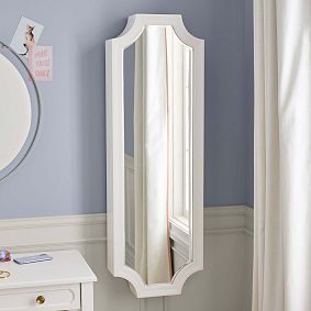 Auburn Scallop Storage Mirror (16&quot;x48&quot;)