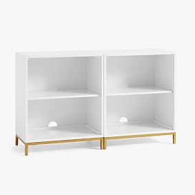 Blaire 2-Shelf Low Bookcase, Set of 2 (50&quot;)