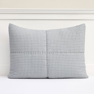Waffle Jersey Back Standard Sham