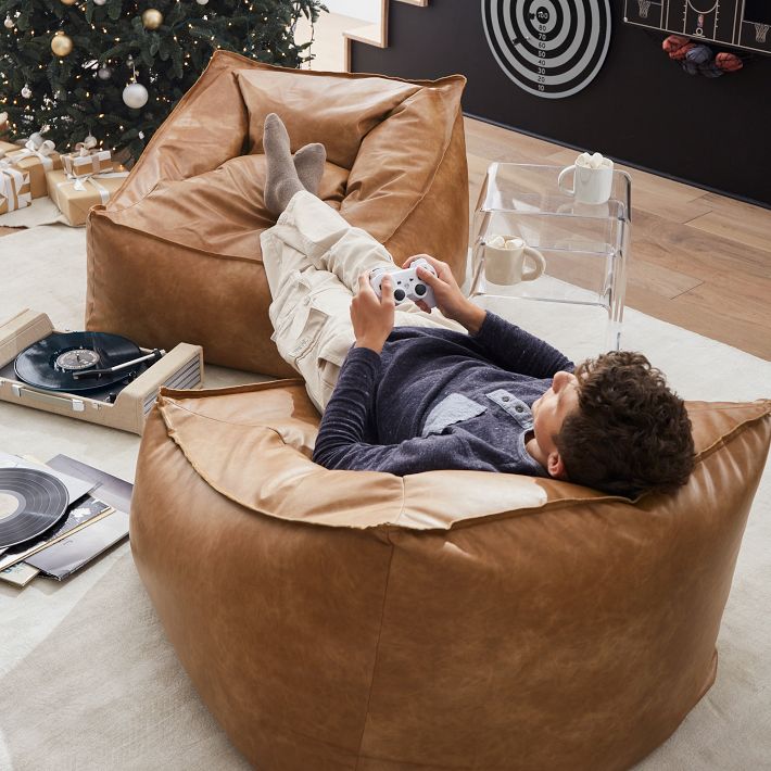 Used Bean Bag Chairs Swiner 4XL 4XL Bean Bag With Footrest Cushion