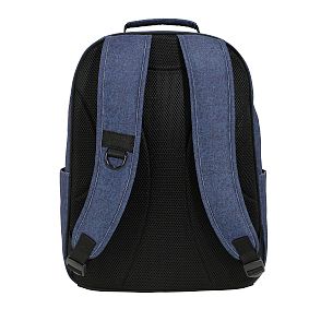 Gear-Up Heathered Navy Backpack &amp; Water Bottle Bundle