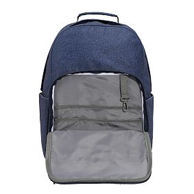 Gear-Up Heathered Navy Backpack &amp; Water Bottle Bundle