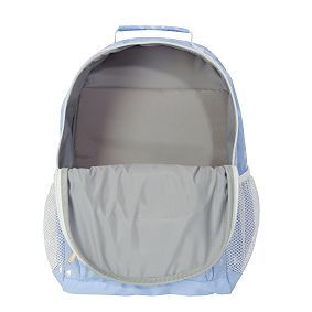 Gear-Up Iridescent Blue Brushstroke Backpack &amp; Cold Pack Lunch Box Bundle, Set of 2