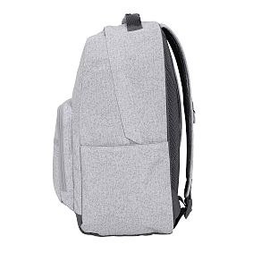 Gear-Up Heathered Gray Backpack &amp; Cold Pack Lunch Box Bundle