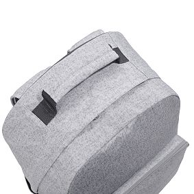 Gear-Up Heathered Gray Backpack &amp; Cold Pack Lunch Box Bundle