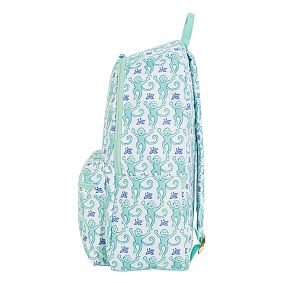 Colby Roller Rabbit Teal Monkey Backpack &amp; Cold Pack Lunch Box Bundle