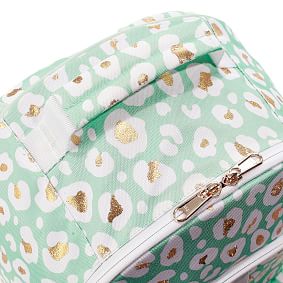 Gear-Up Aqua Gold Metallic Leopard  Backpack
