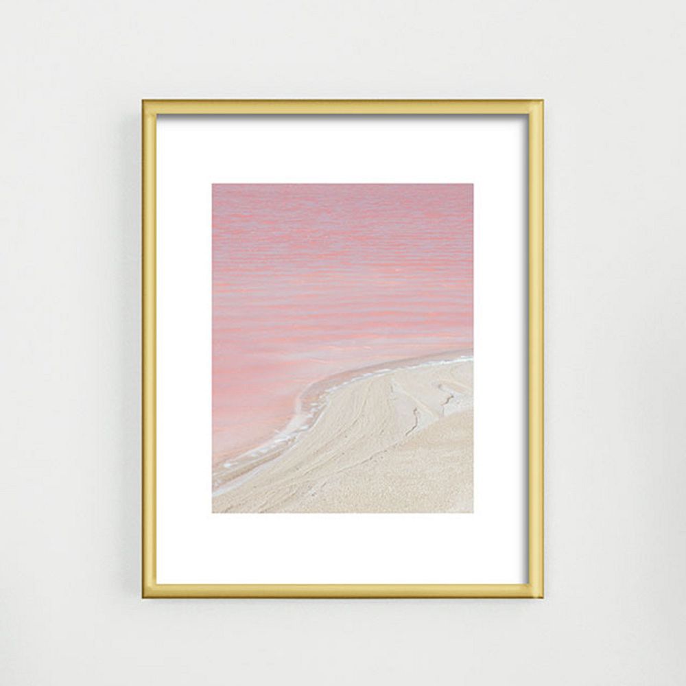 Pink Ocean in Mexico Art