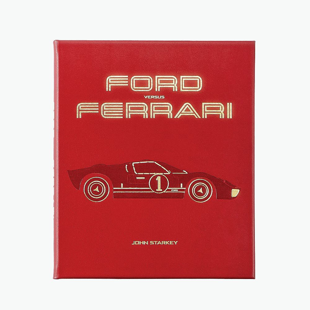 Ford vs Ferrari Leather Book