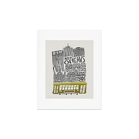Deny Designs Art Print, New Orleans City Cityscape, 8x10