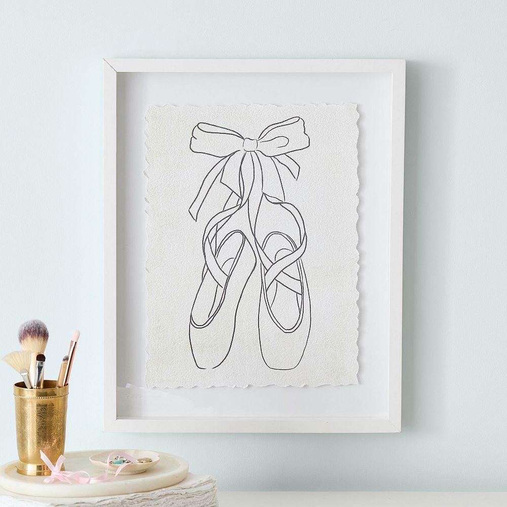 Ballet Shoe Framed Wall Art