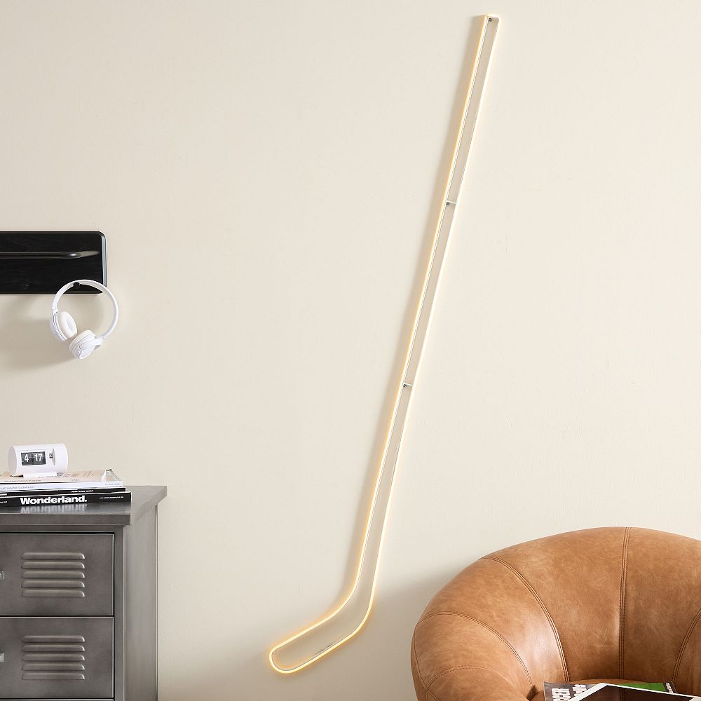 Hockey Stick Neon Wall Light