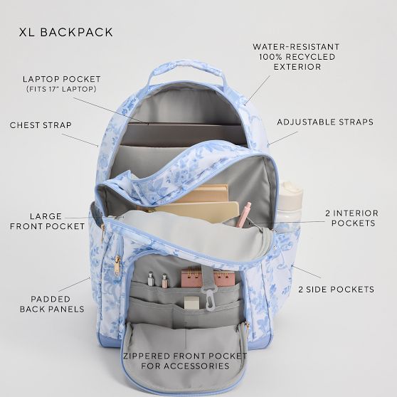 Lilly Pulitzer Via Flora Gear-Up Backpack | Pottery Barn Teen