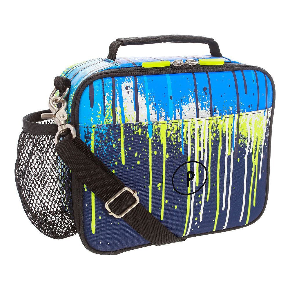 Gear-Up Drip Painting Blue Glow-in-the-Dark  Lunch Boxes