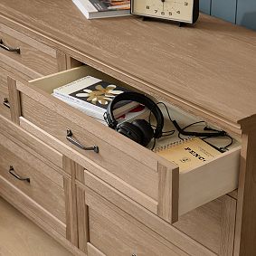 Hampton 6-Drawer Dresser (56w x 19.5d&quot;)