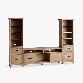 Hampton Media Tower with Drawers (100&quot;)