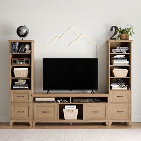 Hampton Media Tower with Drawers (100&quot;)