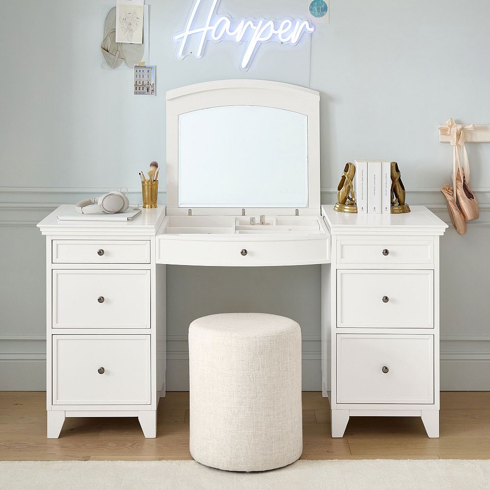 Hampton Smart&#8482; Flip-Top Vanity Desk (58.5&quot;)