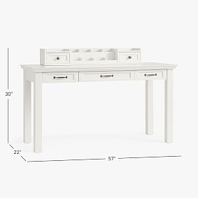 Hampton Writing Desk &amp; Hutch Set (57&quot;)